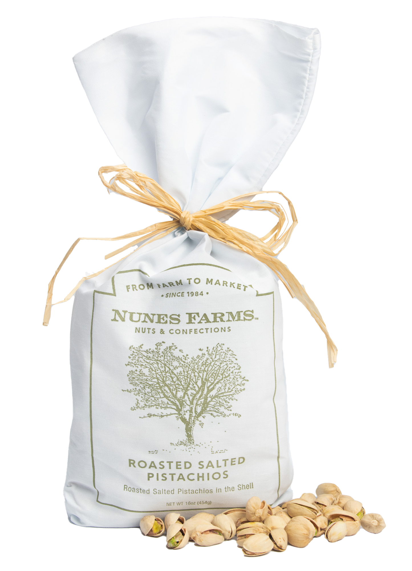 Inshell Pistachios - Decorative Cloth Bag