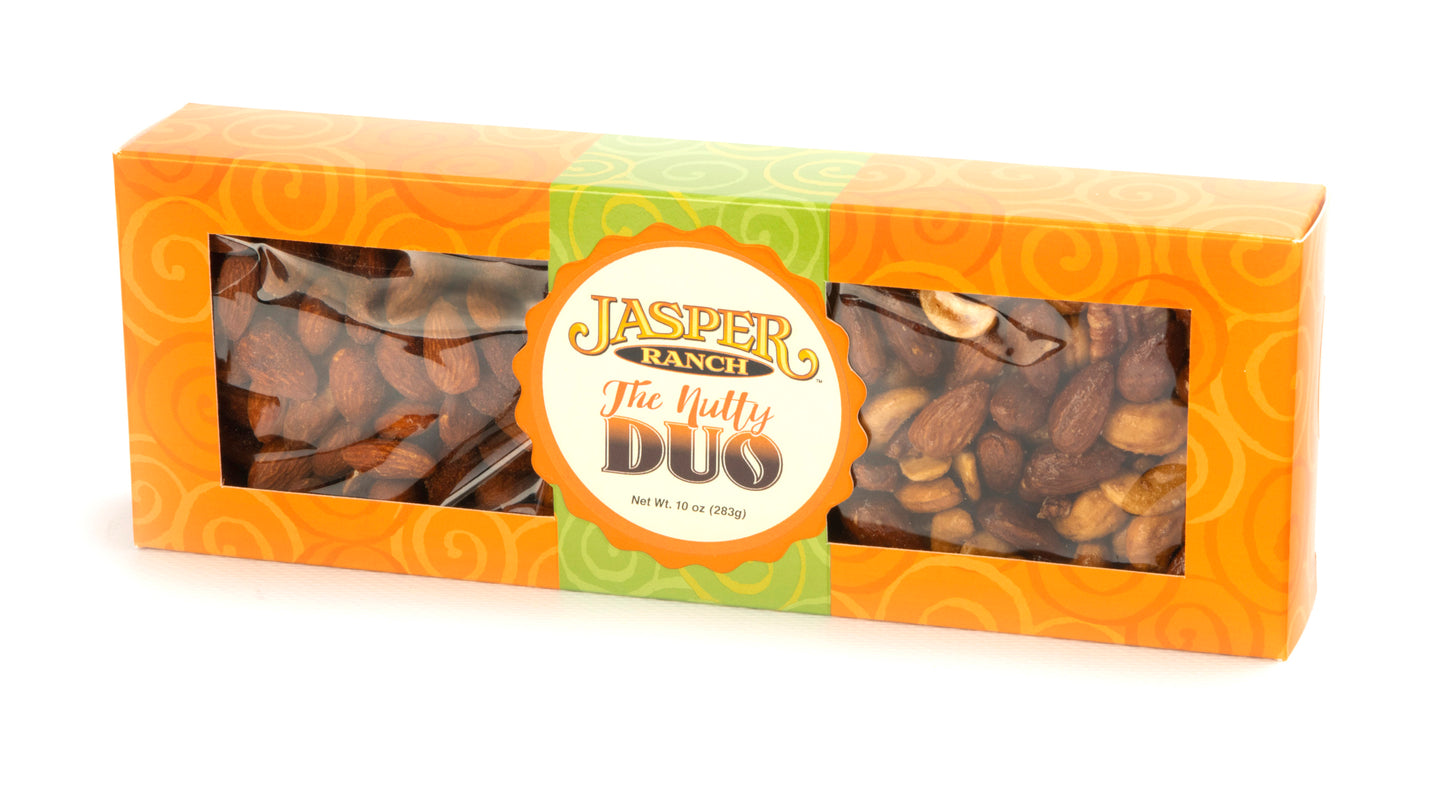 Nutty Duo, Maple Mixed Nuts & Spicy Cocktail Almonds