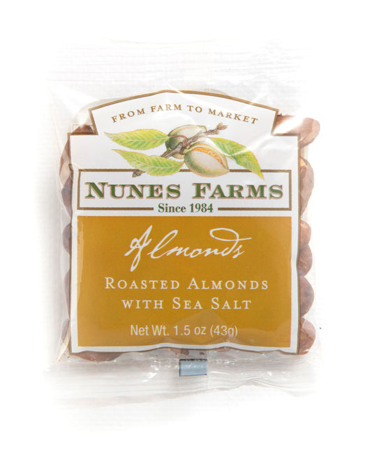 Roasted Salted Almonds - Snack Bags