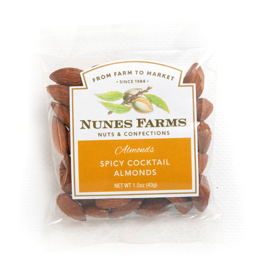 Spicy Cocktail Almonds - Snack Bags