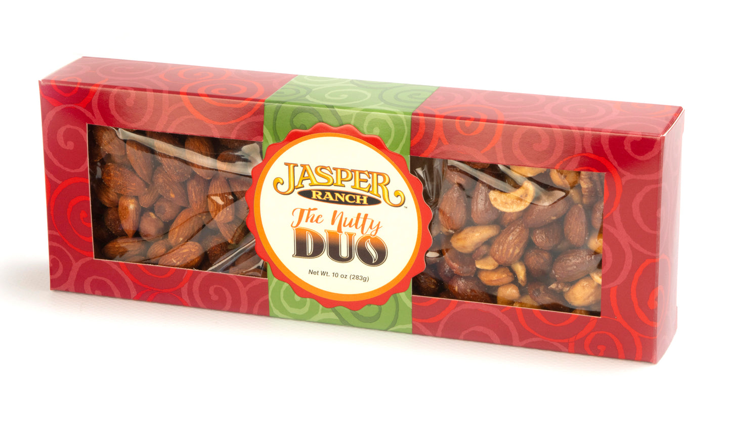 Nutty Duo, Maple Mixed Nuts & Spicy Cocktail Almonds