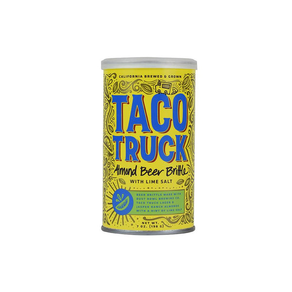 Taco Truck Almond Beer Brittle with Lime Salt – JasperSpecialtyFoods
